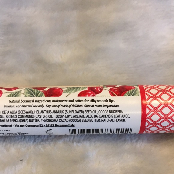 Michel Design Works Cherry Lip Balm NWT .15 oz moisturize shea butter bees wax - Picture 10 of 13